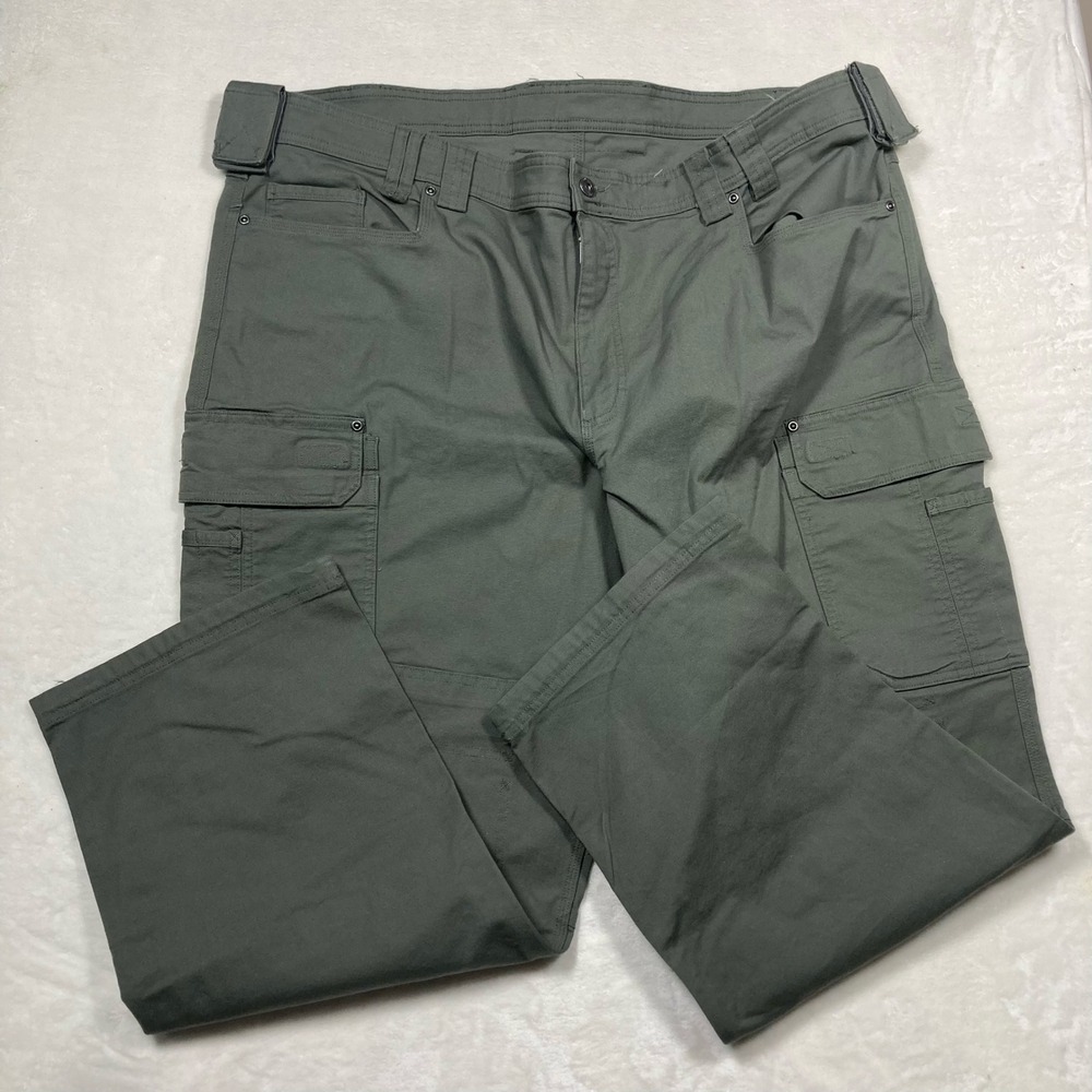 Duluth Trading Co Duluthflex Fire Hose Cargo Pants Mens 46x30 Green Utility Work